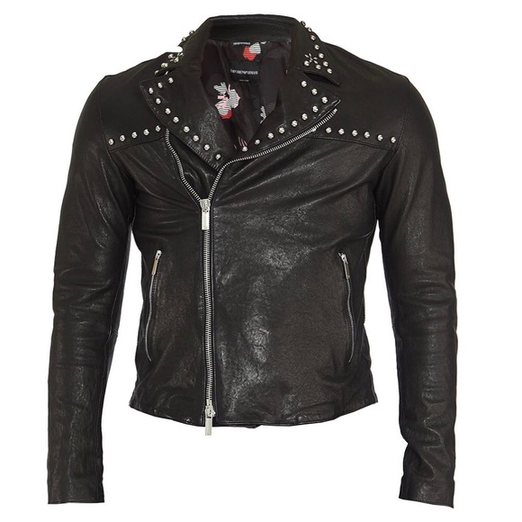 🖤 Emporio Armani Leather Jacket 🖤 - Picture 10 of 10
